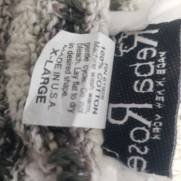 Reba Rose Women's XL Black and White Striped Button Front Cardigan Sweater - Picture 6 of 8